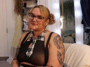 Horny school girl gets distracted 1/16