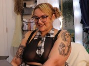 Horny school girl gets distracted 2/16