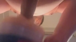 Fucking the masterbator with my small dick