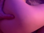 Clapping her cheeks until I bust - covered her in cum 3/16