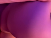 Clapping her cheeks until I bust - covered her in cum 8/16