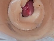 Camera deep inside tight pussy captures huge cum explosion 5/16