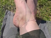 Anklets, toerings, nylons and slippers all in one video 😱 13/16