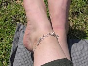 Anklets, toerings, nylons and slippers all in one video 😱 14/16