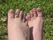 Anklets, toerings, nylons and slippers all in one video 😱 6/16