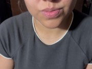 Una mamada excelente en el baño de mi trabajo a un cliente y luego sacar le la leche en el bosque 1/16