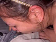 Una mamada excelente en el baño de mi trabajo a un cliente y luego sacar le la leche en el bosque 9/16