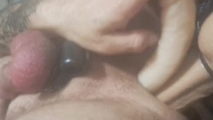 Double stuffing my ass with toys