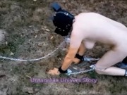 VOST engl - Animalisation 3 dans le jardin pour cette femelle inférieure nue. 16/16