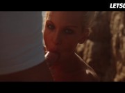 Erotic Blowjob on a Private Beach With Hot Babe Cecilia Scott - LETSDOEIT 12/16