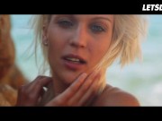 Erotic Blowjob on a Private Beach With Hot Babe Cecilia Scott - LETSDOEIT 3/16