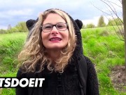 Horny Blonde Izzy Mendosa Rides A Big Cock In The Backseat - LETSDOEIT 16/16