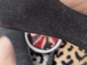 Black stilettos, strawberry and chocolate melting slowly… Tell me, what would you lick first? 👠🍓 14/16