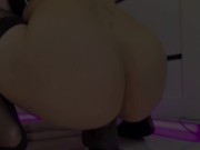 Tiny Perfect Bunny with big ass excites herself to squirt 10/16