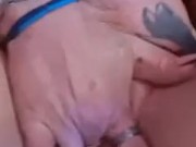I finger my tight ass and pussy and cum talking dirty and having body shaking orgasms at party 13/16