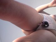 Amateur wife does chores around the house naked. 9/16