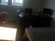 Amateur wife has fun trying on clothes and cutting them off. Amateur wife dances naked around the ho 2/16