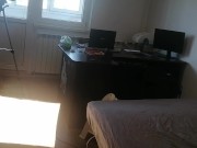 Amateur wife has fun trying on clothes and cutting them off. Amateur wife dances naked around the ho 5/16