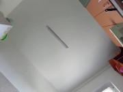 Sexy naked latina in the kitchen. Brunette hairy pussy, big ass, big tits. 16/16