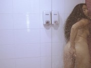 Romantic and hard sex in the shower 2/16