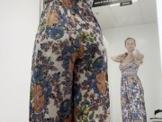 Trying on clothes in the dressing room 11/16