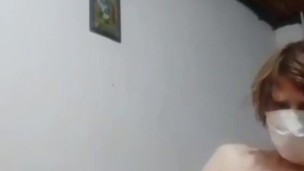 TWINK MASTURBATING AND EATING HIS OWN CUM