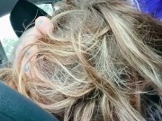 Hot blonde gets caught sucking my dick in Olive Garden parking lot 15/16