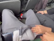 My real latina step sis sucks my dick in a public bus. she loves public blowjobs 1/16