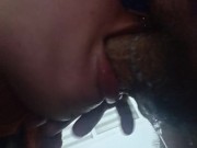 the best drooling a lot looking at the camera while all the spit falls on the balls and the bed🍆💦⚽
