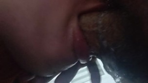 the best drooling a lot looking at the camera while all the spit falls on the balls and the bed🍆💦⚽