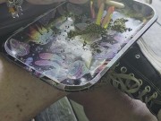 Piggy messing with Marijuana 2/16