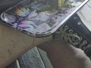 Piggy messing with Marijuana 4/16