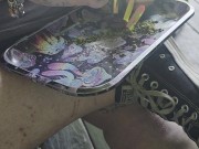 Piggy messing with Marijuana 5/16