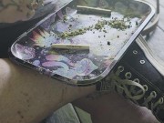 Piggy messing with Marijuana 7/16