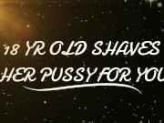 Barely 18 and Already Addicted to Pleasure – Solo Tease & Pussy Play 5/16