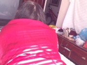 SEXY MATURE ASIAN STEPMOM SHOWING HER ASS AND HAVING HOT SEX 3/16