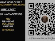 Huge cum explosion after fucking my cock with that tight fleshlight 1/16