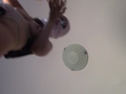 Amateur wife doing housework naked. Milf with hairy pussy, big ass. 5/16