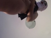 Amateur wife doing housework naked. Milf with hairy pussy, big ass. 8/16