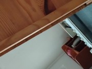 Sexy mom prepares breakfast, hairy pussy, big tits. 3/16