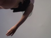 Amateur wife doing housework naked. Milf with hairy pussy, big ass. 11/16