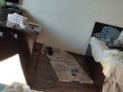 Amateur wife doing housework naked. Milf with hairy pussy, big ass. 16/16