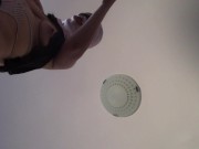 Amateur wife doing housework naked. Latina with hairy pussy, big ass 6/16