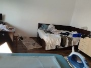 Amateur wife doing housework naked. Latina with hairy pussy, big ass. 2/16