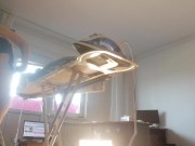 Amateur wife doing housework naked. Latina with hairy pussy, big ass. 2/16