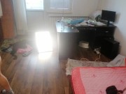 Amateur wife having fun trying on clothes that she cuts off. 12/16