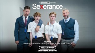 Gay Porn Parody (SEVERANCE): Sexerance 3 ~ Twink Loves Daddy ~ His First Dick (Free Trailer)
