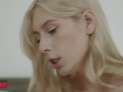 DOG HOUSE - Blonde Babe Comforts Her Roommate After His Breakup And Ends Up Riding Him On The Couch 11/16