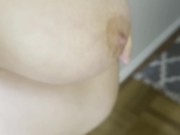 Sexy busty milf gives her husband a handjob 16/16