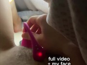 Masturbating Under The Sheets With My Toy Until I Moan Like A Slut 8/16